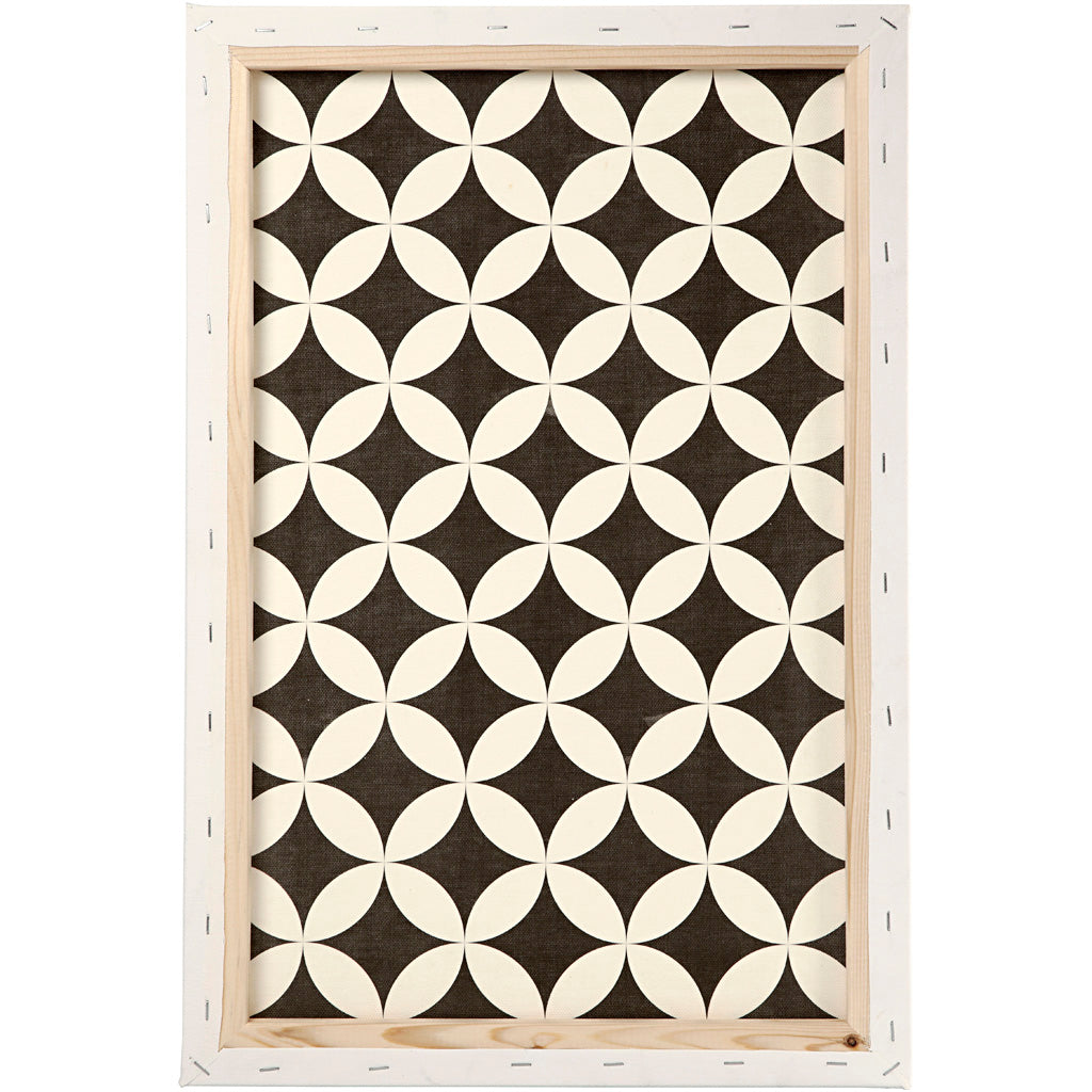 Creativ company canvas, d: 1,7 cm, afm 40x60 cm, 360 gr, wit, 1 stuk