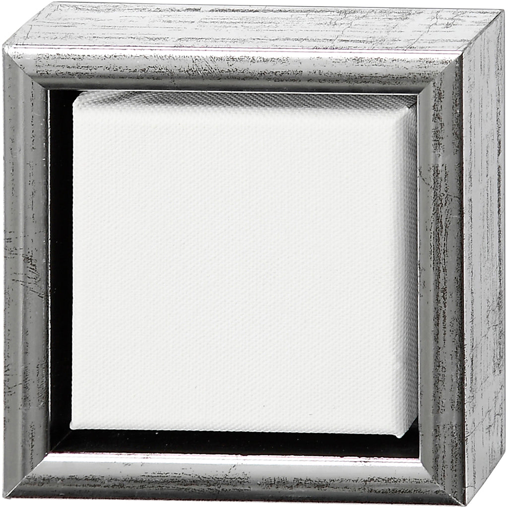 Creativ company canvas met lijst, afm 10x10 cm, 360 gr, diverse kleuren, 1 stuk