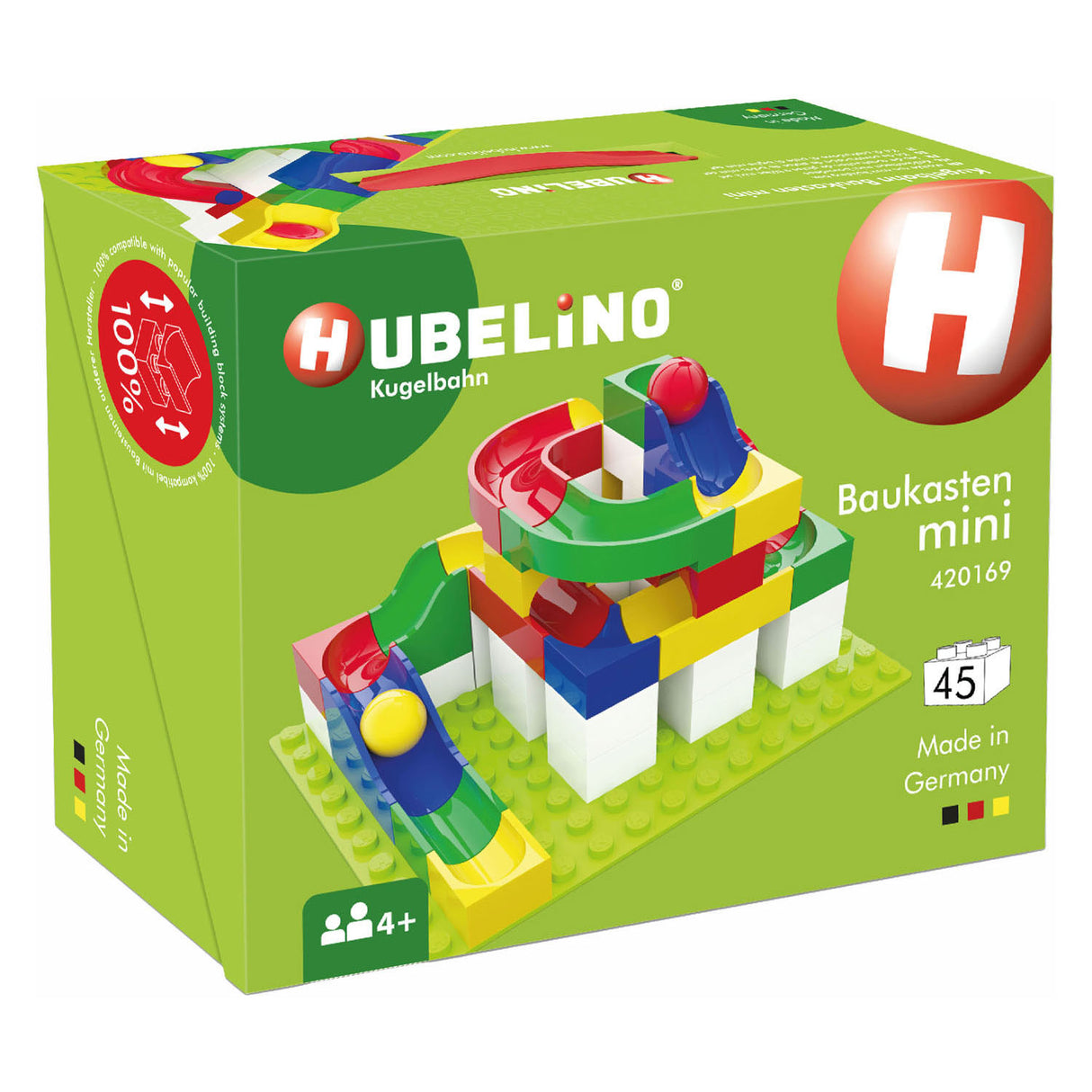 Hubelino knikkerbaan miniset, 45dlg.