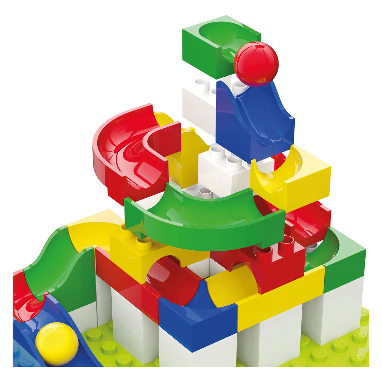 Hubelino knikkerbaan miniset, 45dlg.