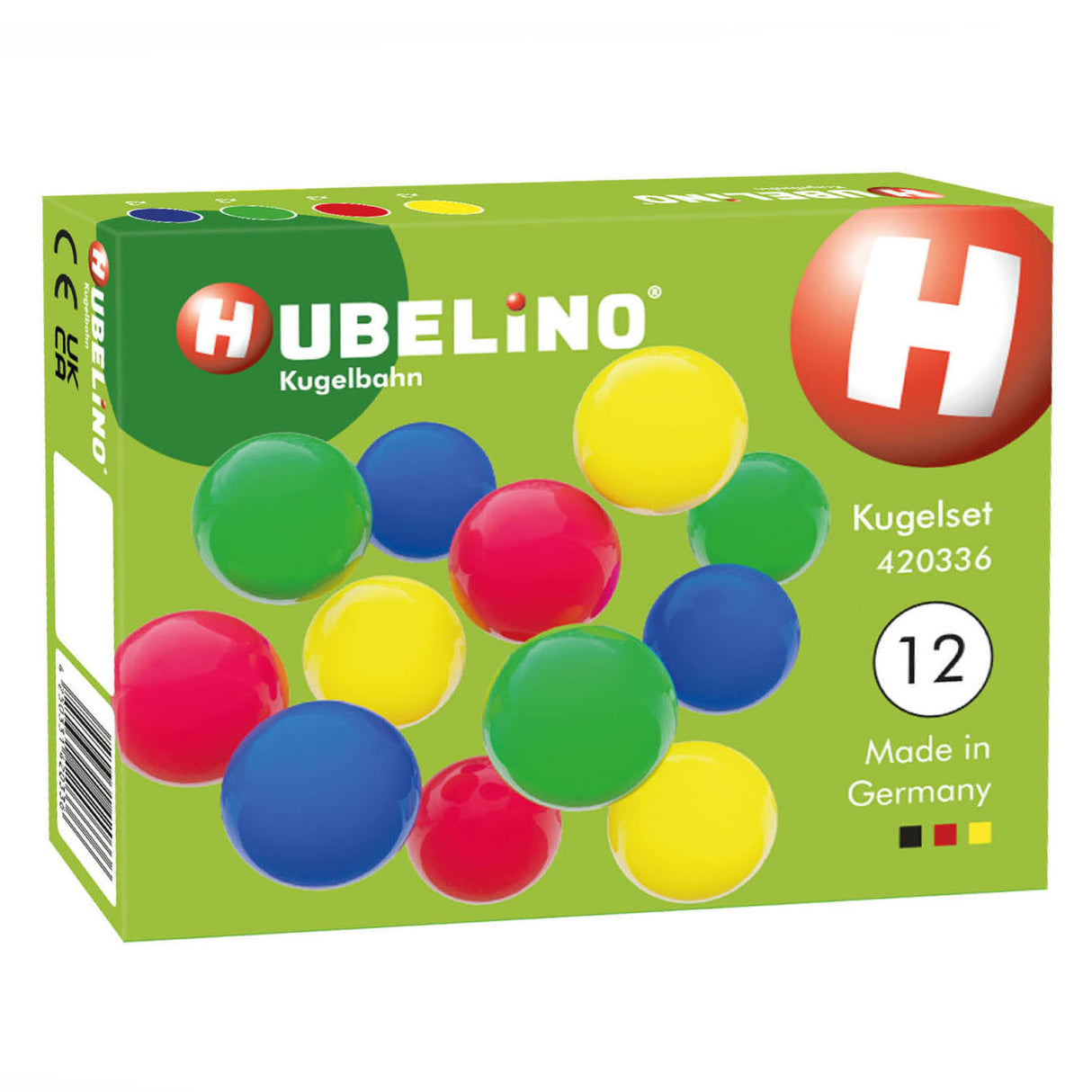 Hubelino knikkers kunststof, 12st.