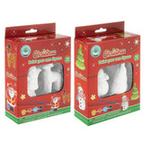 Schilder je eigen Kerstfiguren, set van 2 stuks