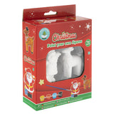 Schilder je eigen Kerstfiguren, set van 2 stuks