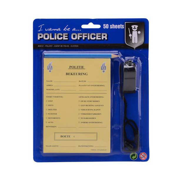 Johntoy Politie Bonnenboekje