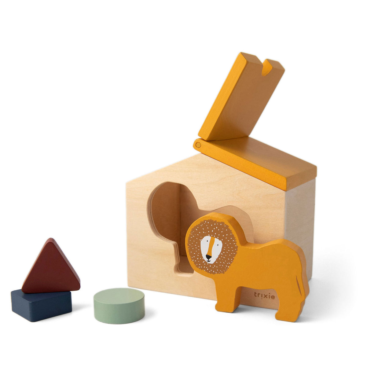 Trixie Houten Huis ontmoette Blokken Mr. Lion