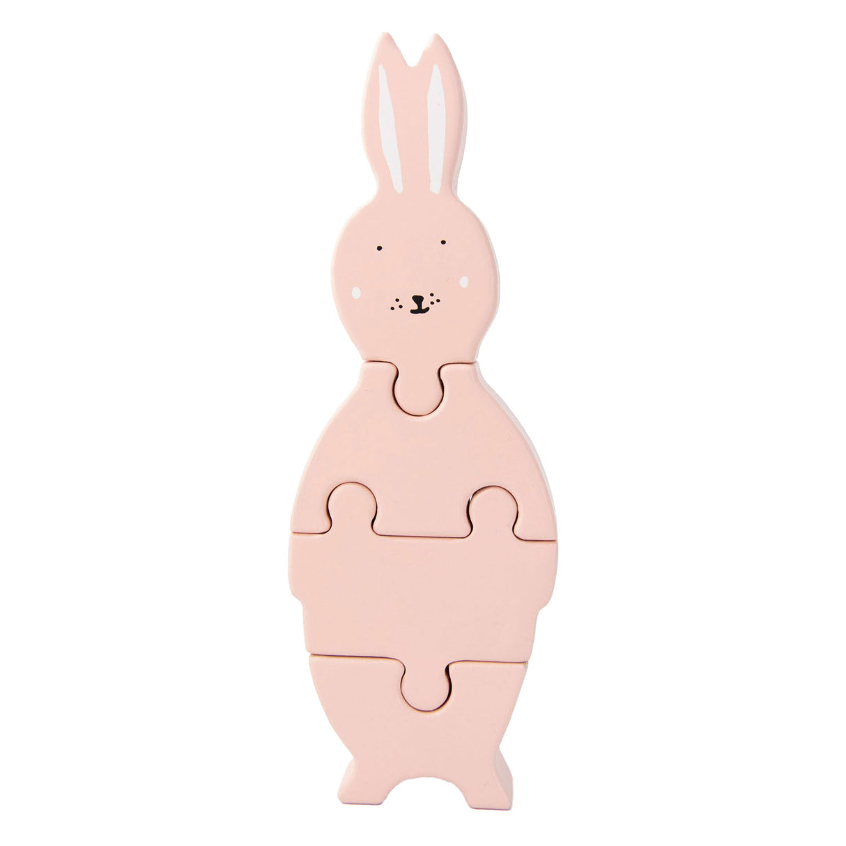 Trixie Houten Dierenvormenpuzzel Mevrouw Konijn, 4st.