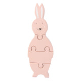 Trixie Houten Dierenvormenpuzzel Mevrouw Konijn, 4st.