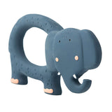 Trixie natuurlijk rubber grijpspeeltje - mrs. elephant