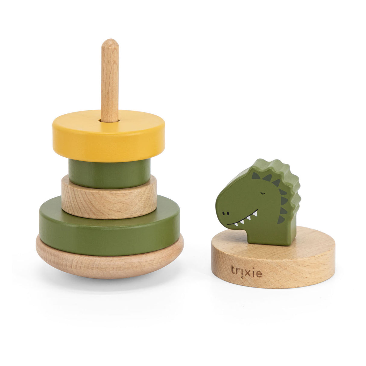 Trixie houten stapeltoren - mr. dino
