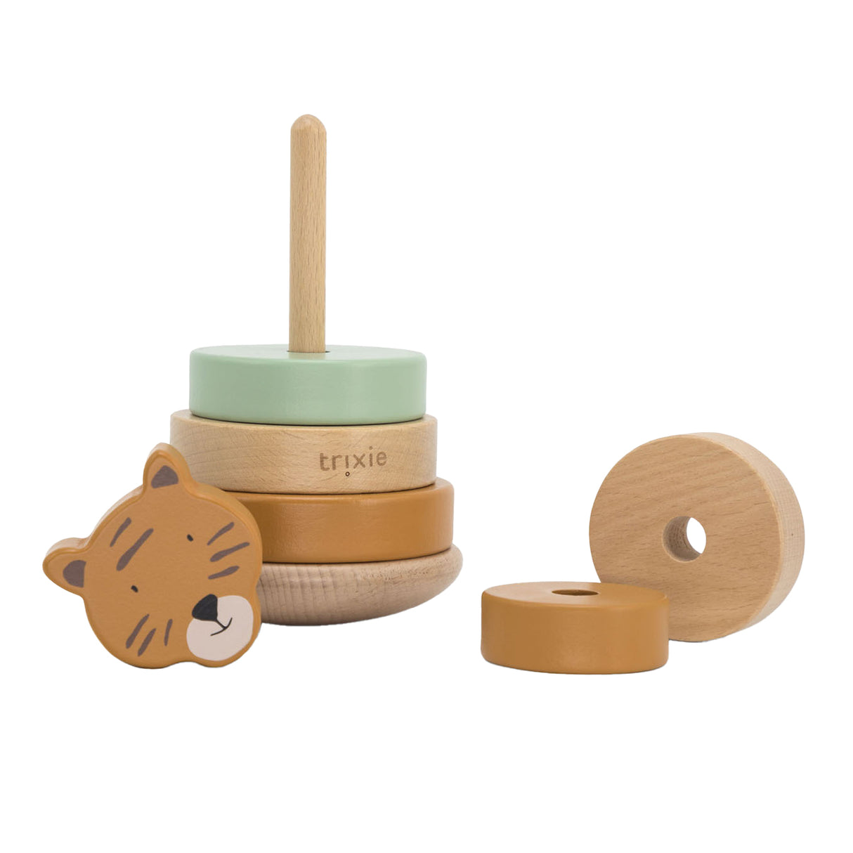 Trixie houten stapeltoren - mr. tiger