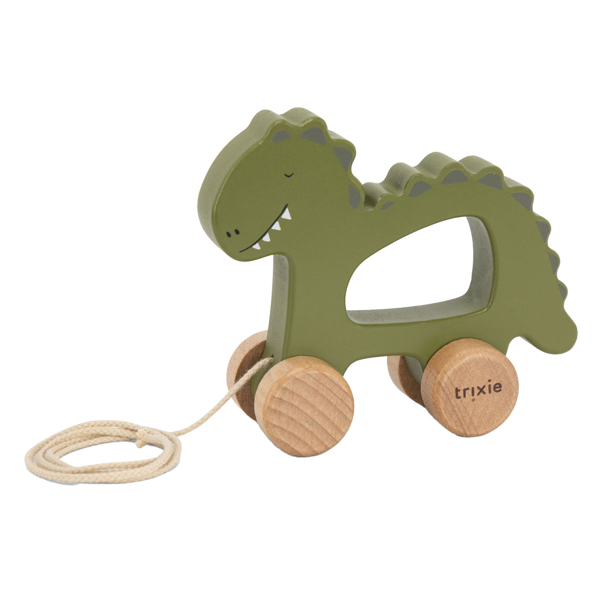 Trixie houten trekfiguur - mr. dino