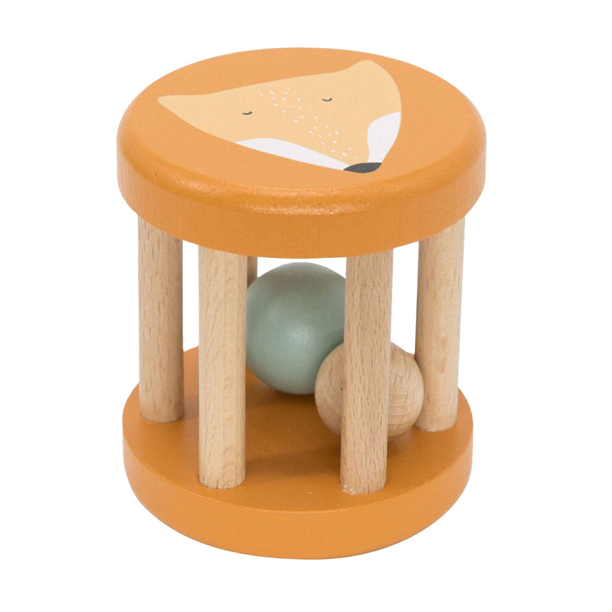 Trixie houten rammelaar - mr. fox