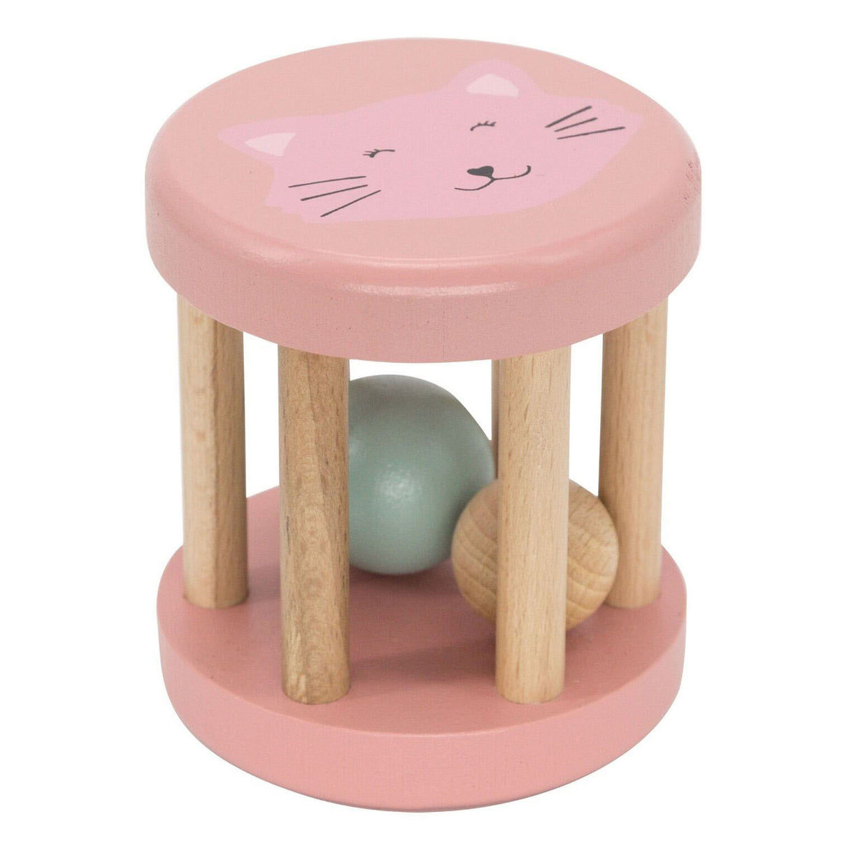 Trixie houten rammelaar - mrs. cat