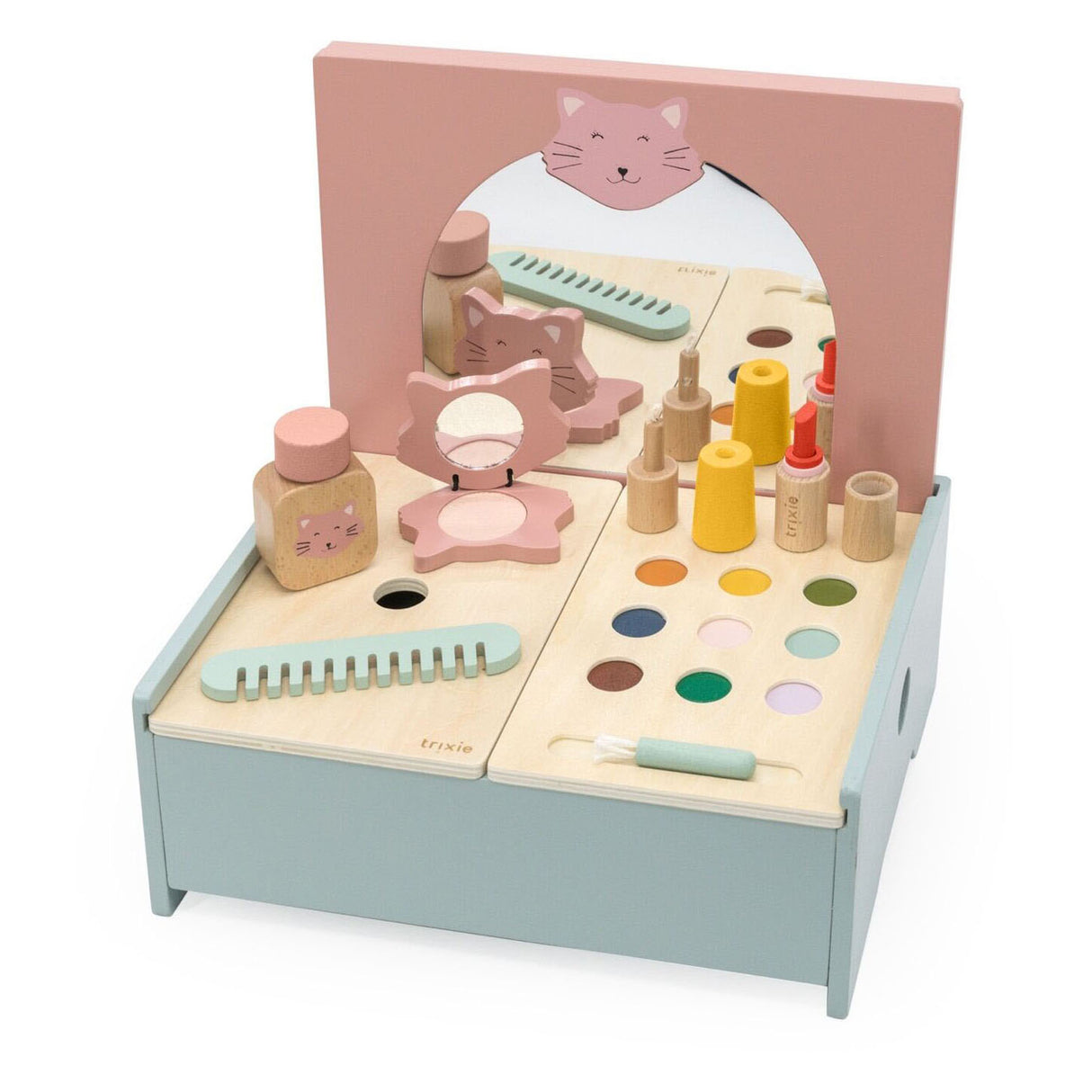 Trixie houten make-up tafel