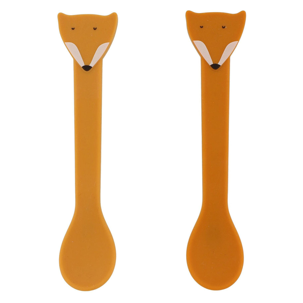 Trixie siliconen lepel - mr. fox, 2st.