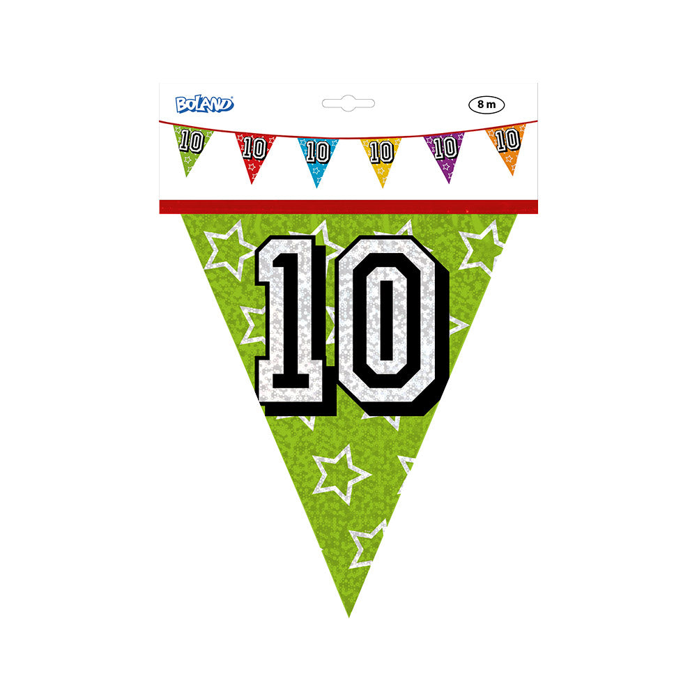 Boland vlaggenlijn - 10 jaar, 8mtr.