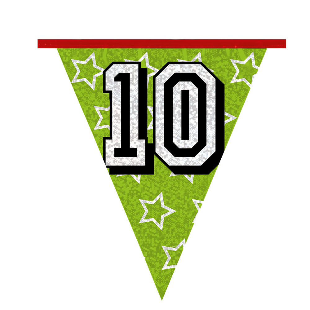 Boland vlaggenlijn - 10 jaar, 8mtr.