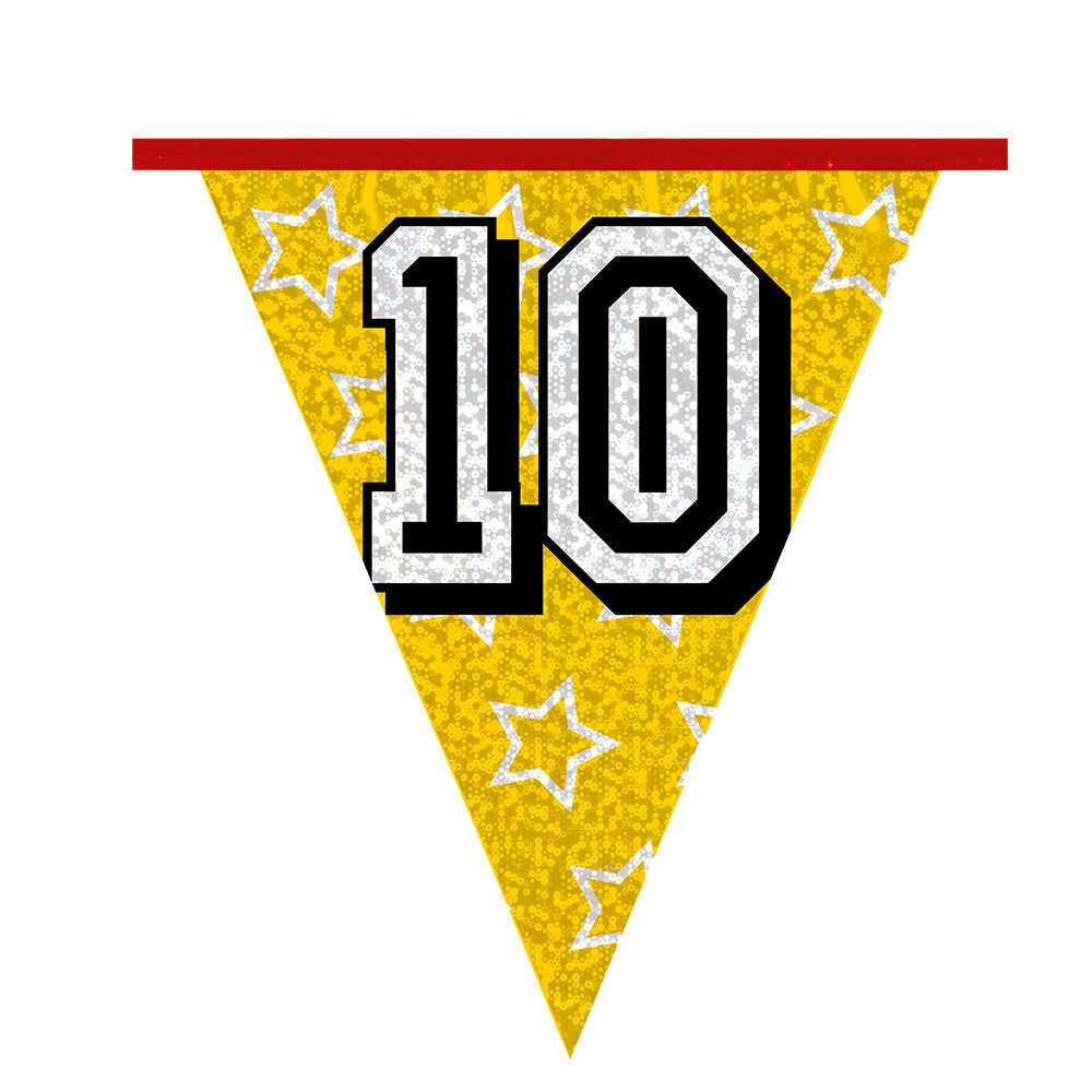 Boland vlaggenlijn - 10 jaar, 8mtr.