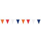 Vlaggenlijn Oranje Rood Wit Blauw, 10mtr.