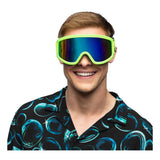 Boland party skibril neon groen