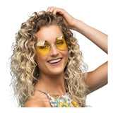Boland partybril hippie xl geel