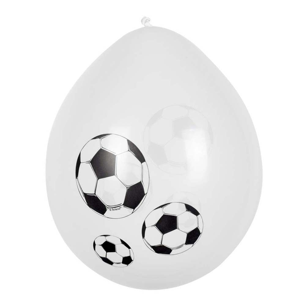 Boland latex ballonnen voetbal 25cm, 6st.
