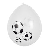 Boland latex ballonnen voetbal 25cm, 6st.