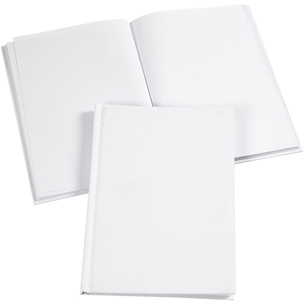 Creativ company notitieboek, a5, dikte 8 mm, 80 gr, wit, 1 stuk
