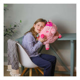 Noxxiez handwarmer knuffelkussen eenhoorn