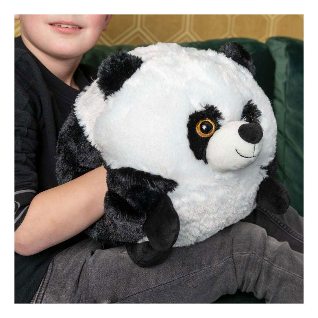 Noxxiez handwarmer knuffelkussen panda