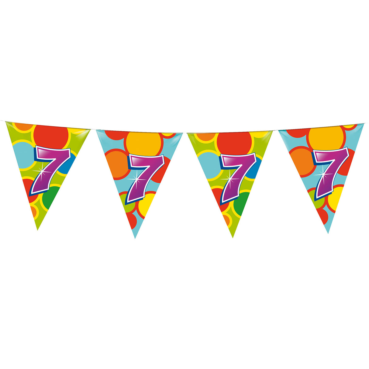 Haza witbaard vlaggenlijn 7 jaar, 10mtr.