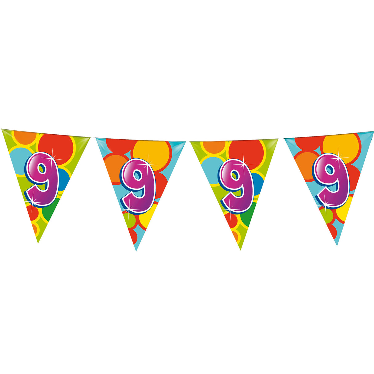 Haza witbaard vlaggenlijn 9 jaar, 10mtr.