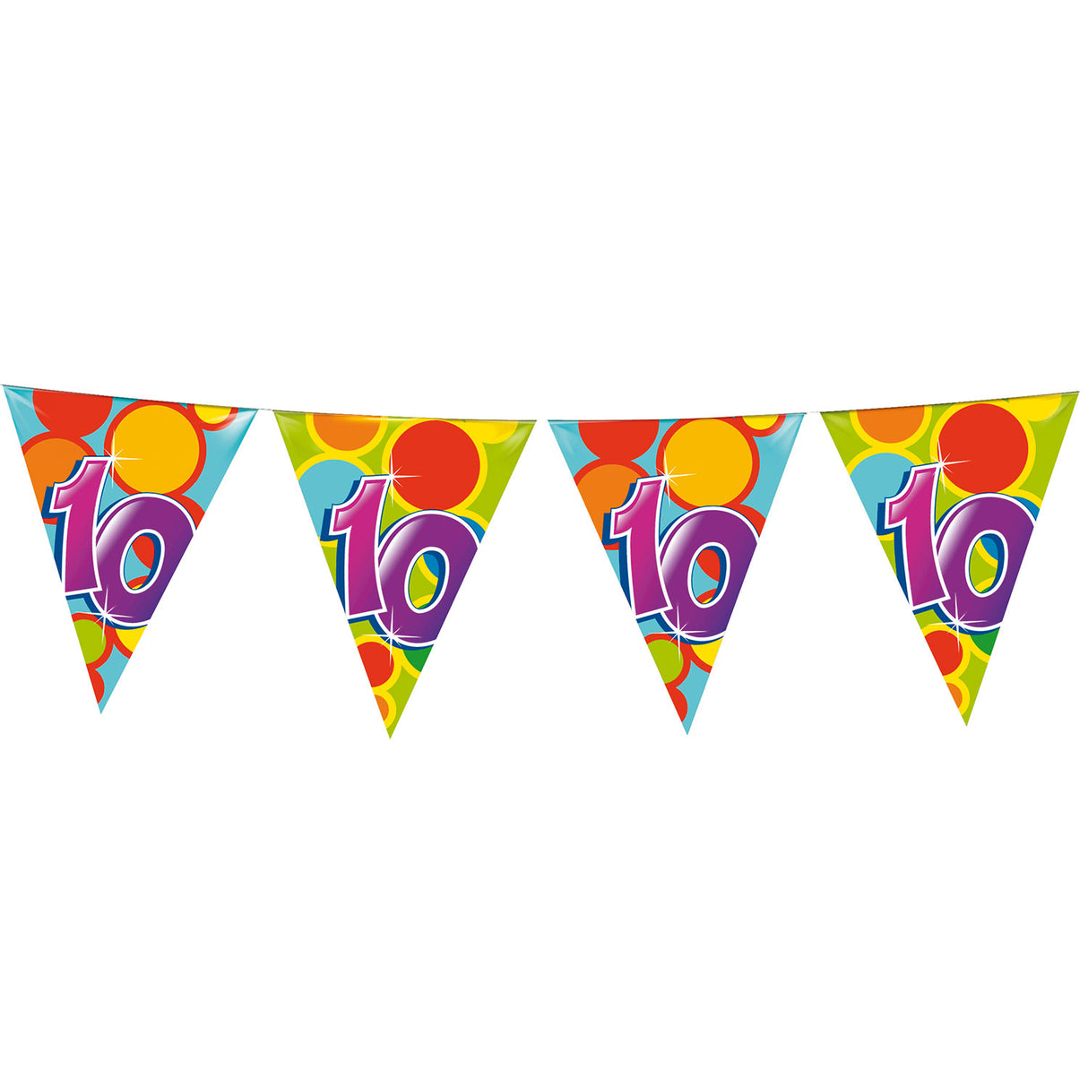Haza witbaard vlaggenlijn 10 jaar, 10mtr.