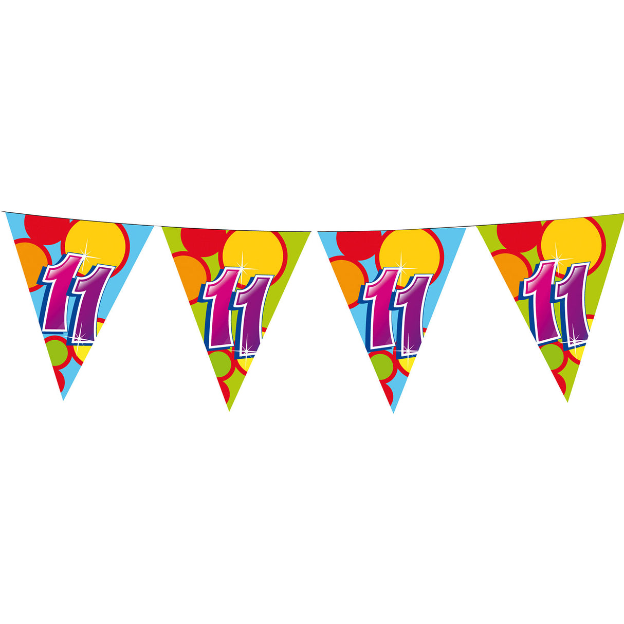 Haza witbaard vlaggenlijn 11 jaar, 10mtr.