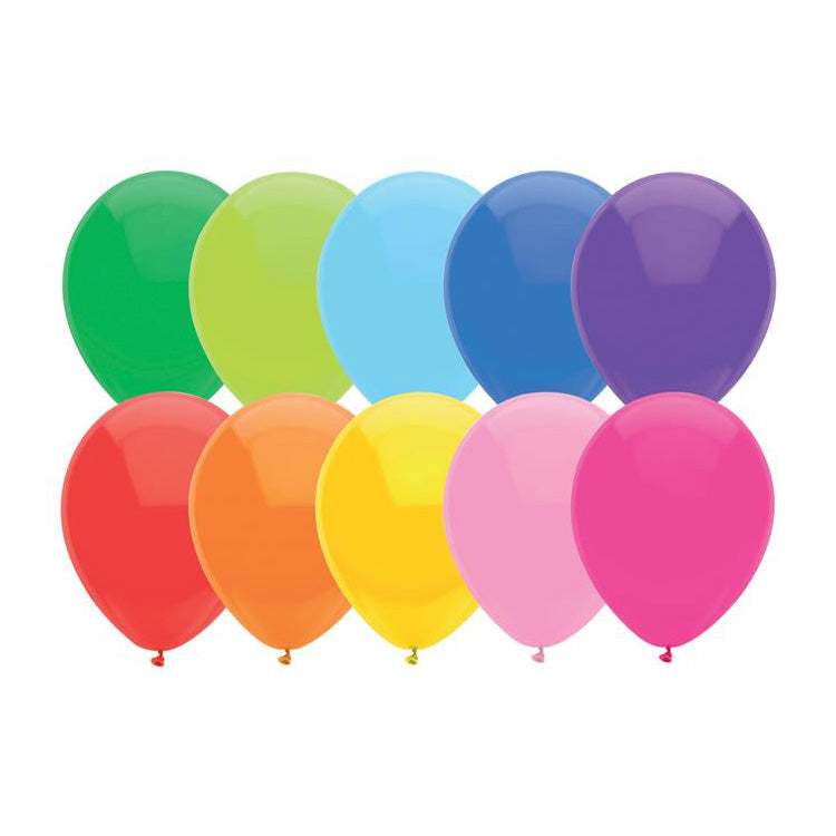 Ballonnen Gekleurd, 10st.