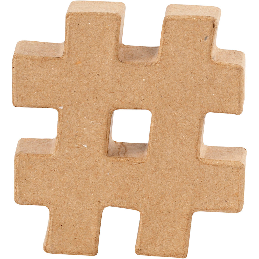 Creativ company teken, #, h: 10 cm, dikte 1,7 cm, 1 stuk