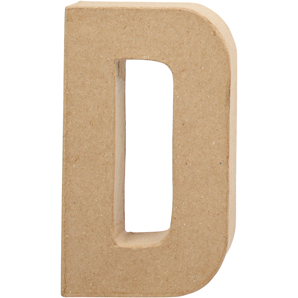 Letter Papier-maché - D, 20,5cm