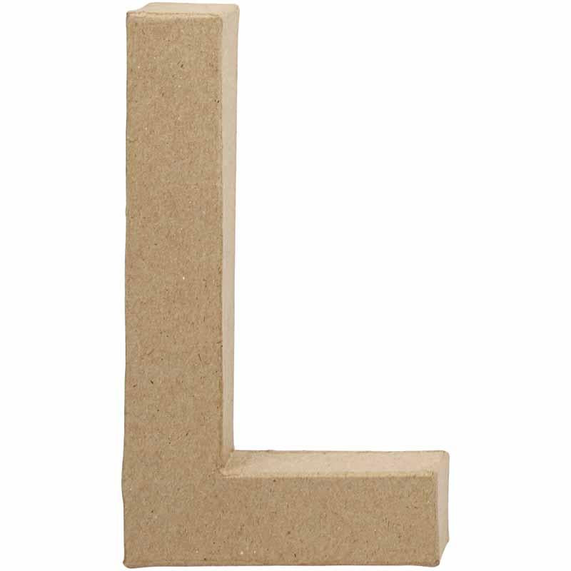Letter Papier-maché - L, 20,5cm