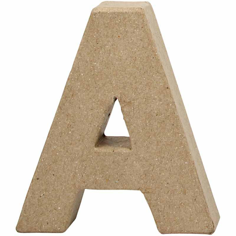 Creativ Company Letter Papier-maché A, 10cm