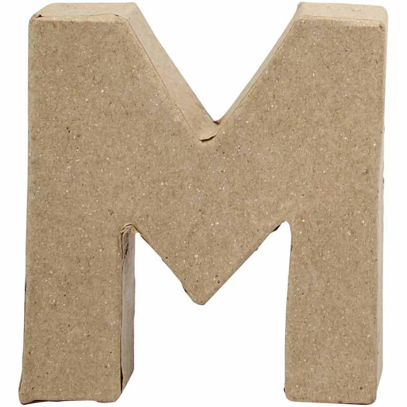 Letter Papier-maché - M, 10cm