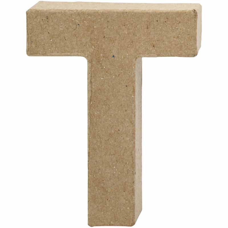 Creativ Company Letter Papier-maché T, 10cm