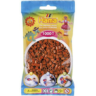 Hama strijkkralen bruin 1000 stuks