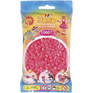 Hama strijkkralen 1000 stuks cerise