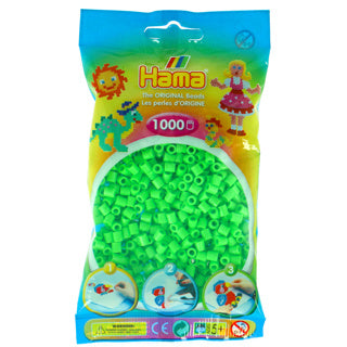 Hama strijkkralen 1000 stuks groen pastel