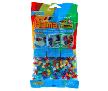 Hama strijkkralen 1000 stuks glitter