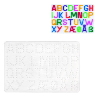 Hama strijkkralenbordje - letters