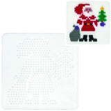 Hama strijkkralenbordje - kerstman