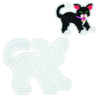 Hama strijkkralenbordje - kat