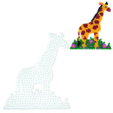 Hama strijkkralen grondplaat giraffe wit