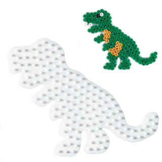 Hama strijkkralenbordje - dino